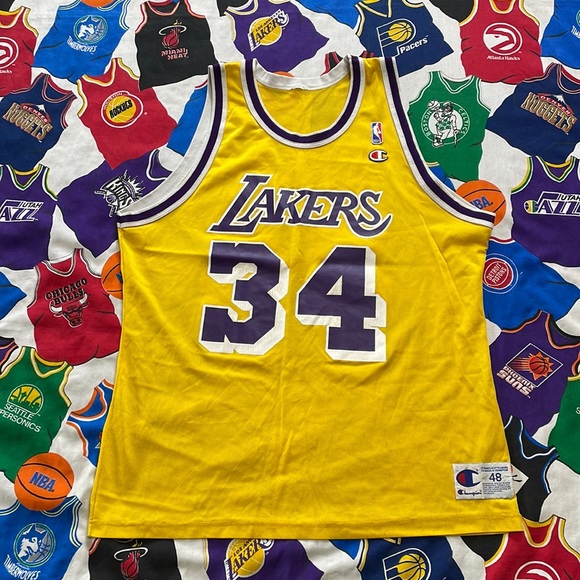 Champion Other - Vintage Champion Los Angeles Lakers Shaq Jersey